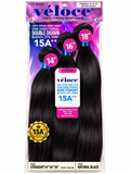Véloce 15A++ 100% Virgin Remy Hair Straight 14" 16" 18" - Natural Black