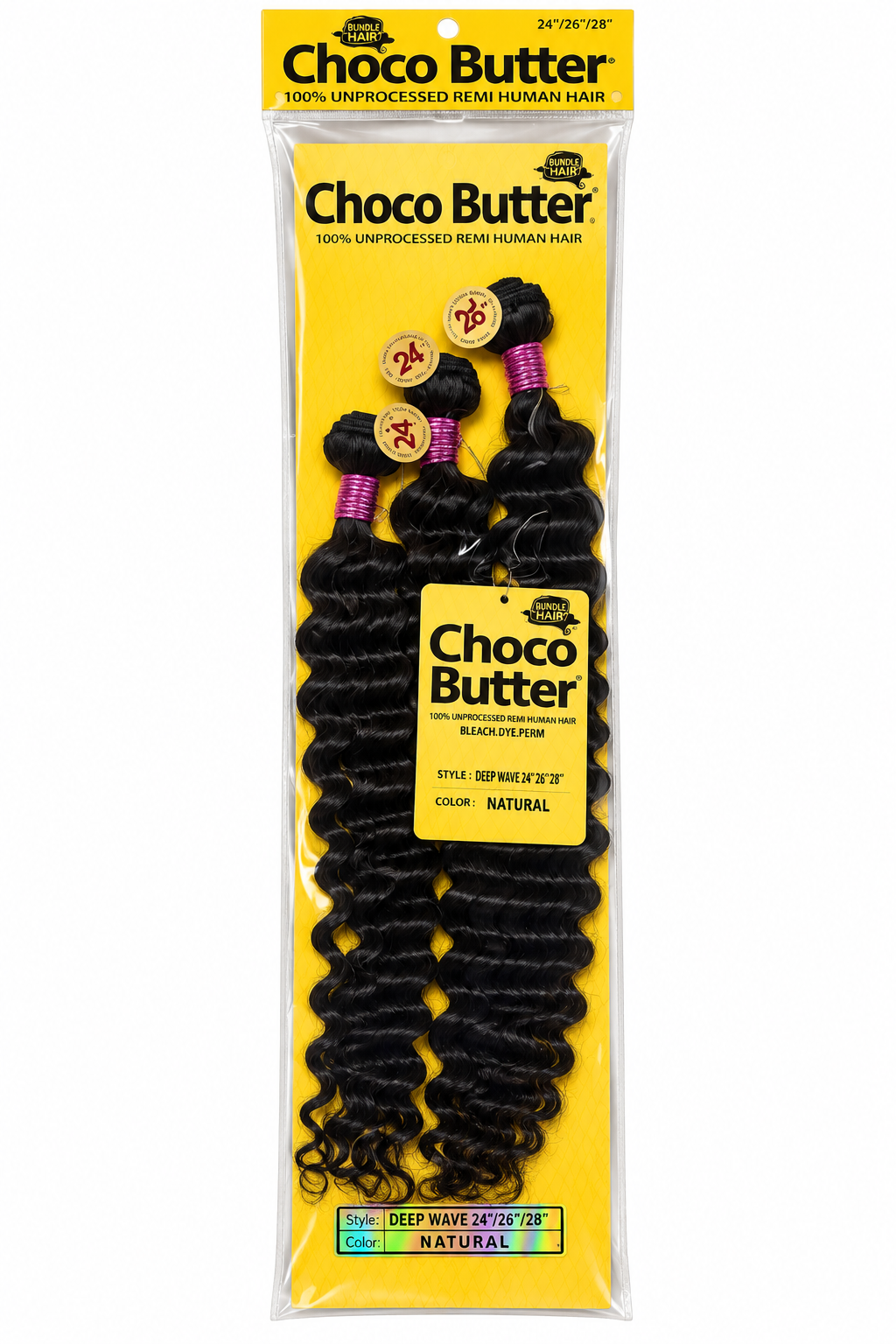 Choco Butter 100% Remi Human Hair – Deep Wave