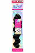 Janet Collection Feather Crochet 100% Natural Human Hair – Deep 18" Body Wave