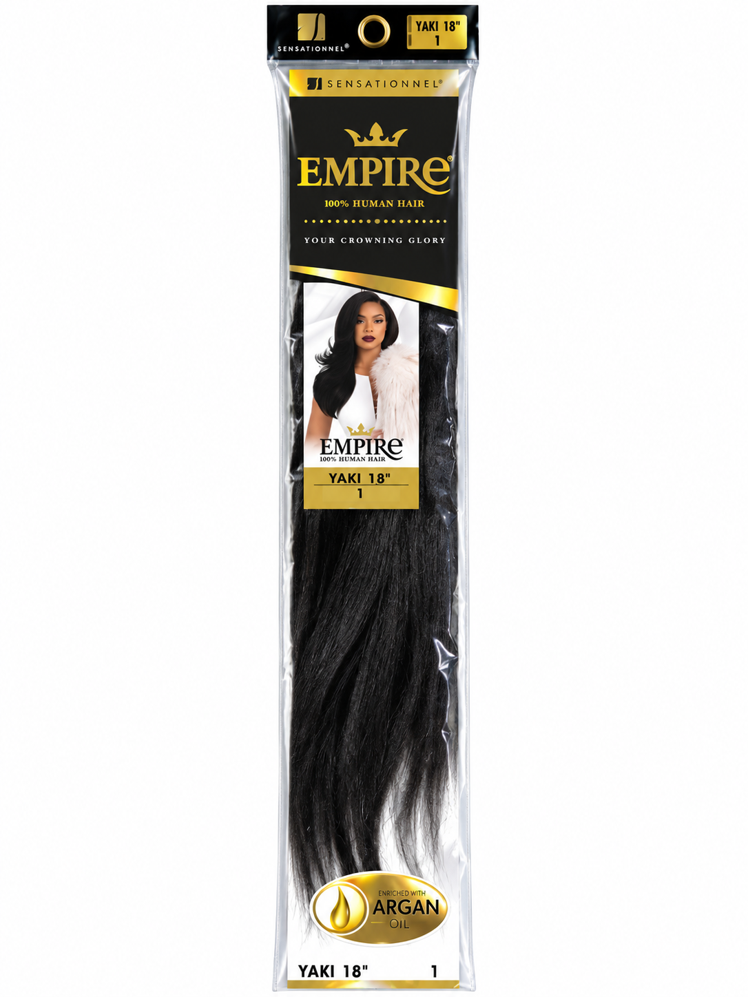 Sensationnel Empire Yaki Hair – 18" – Color 1