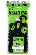 Green Pac 13A Unprocessed Remi Human Hair – Bohemian curl 10"12"14" – Natural