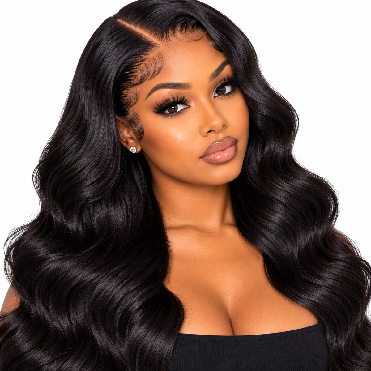 Natural Black 30-Inch Body Wave 13x6 HD Lace Frontal Wig